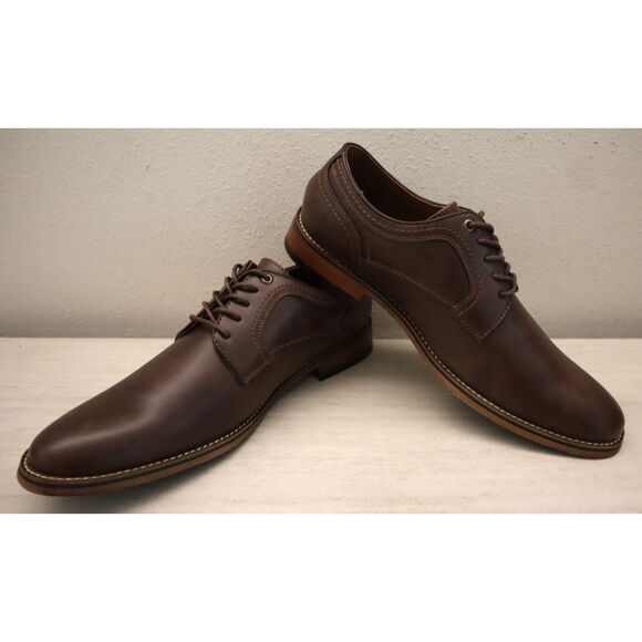 Tommy Hilfiger Men's Sz 10.5M Light Brown PU Leather Benty Oxfords - Picture 15 of 16